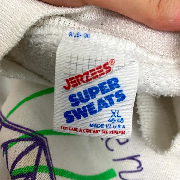 Vintage 90s jerzees south nyack run Crewneck sweatshirt XL - Picture 4 of 4